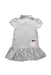 A Grey Short Sleeve Dresses from Ralph Lauren in size 6-12M for girl. (Back View)
