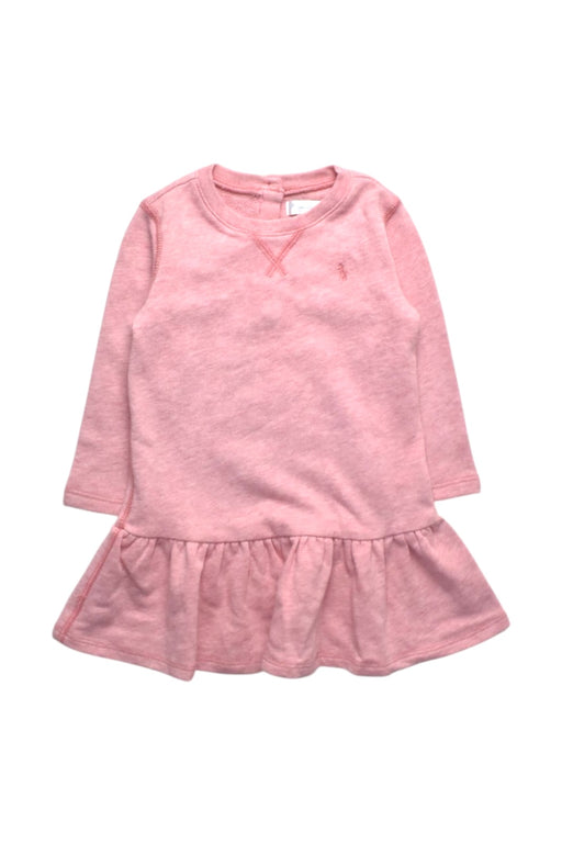 A Pink Sweater Dresses from Ralph Lauren in size 6-12M for girl. (Front View)