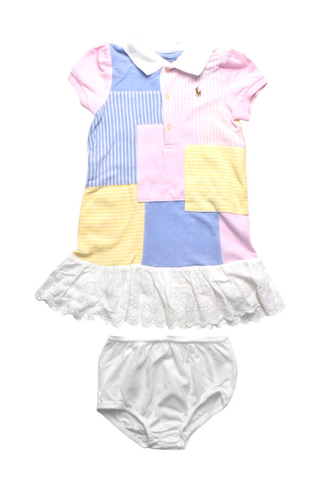 A Multicolour Dress Sets from Ralph Lauren in size 2T for girl. (Front View)