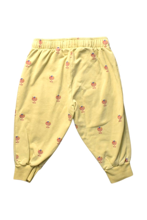 A Yellow Sweatpants from Tinycottons in size 2T for girl. (Back View)