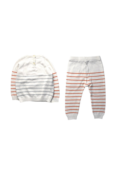 A Multicolour Pants Sets from Mori in size 18-24M for girl. (Back View)