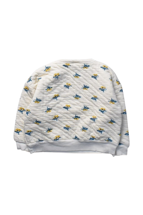 A Multicolour Crewneck Sweatshirts from Petit Bateau in size 18-24M for girl. (Back View)