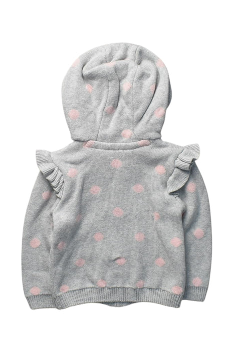 A Grey Zippered Sweatshirts from Mothercare in size 6-12M for boy. (Back View)