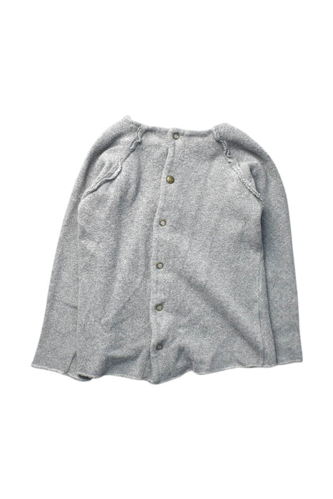 A Grey Buttoned Sweatshirts from 1 + in the family in size 18-24M for girl. (Back View)