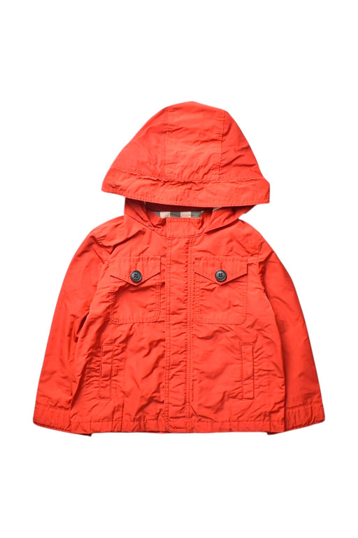 A Orange Lightweight Jackets from Burberry in size 18-24M for boy. (Front View)