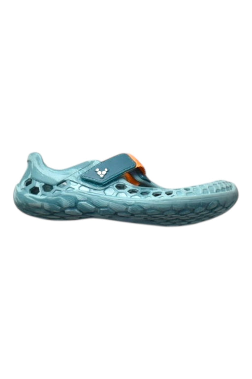 A Blue Aqua Shoes from Vivobarefoot in size 5T for boy. (Front View)