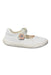 A White Flats from Pablosky in size 18-24M for girl. (Front View)