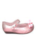 A Pink Flats from Mini Melissa in size 6T for girl. (Front View)