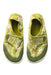 A Green Slip Ons from Vivobarefoot in size 5T for girl. (Back View)