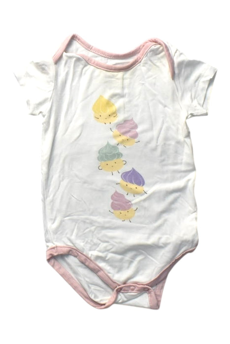 A Multicolour Short Sleeve Bodysuits from Not Too Big  in size 6-12M for girl. (Front View)