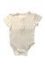A Ivory Short Sleeve Bodysuits from Kays + Kins in size 0-3M for boy. (Back View)