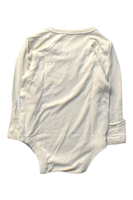 A Beige Long Sleeve Bodysuits from Raph and Remy in size 0-3M for boy. (Back View)