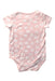 A Pink Short Sleeve Bodysuits from Not Too Big  in size 6-12M for girl. (Back View)