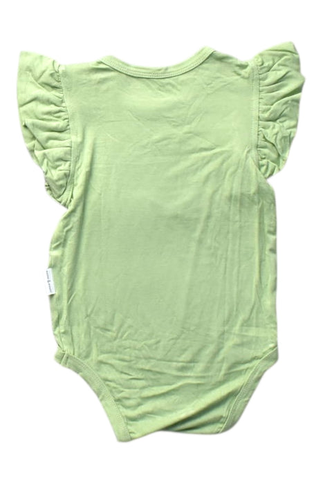 A Green Short Sleeve Bodysuits from Raph and Remy in size 6-12M for girl. (Back View)