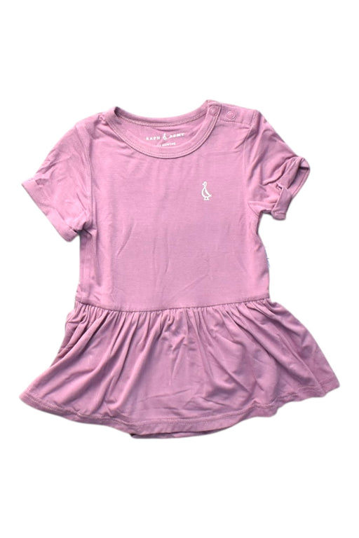 A Pink Short Sleeve Dresses from Raph and Remy in size 6-12M for girl. (Front View)