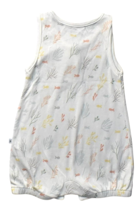 A Multicolour Sleeveless Rompers from Kays + Kins in size 0-3M for boy. (Back View)
