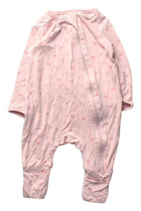 A Pink Onesies from Not Too Big  in size 0-3M for girl. (Front View)