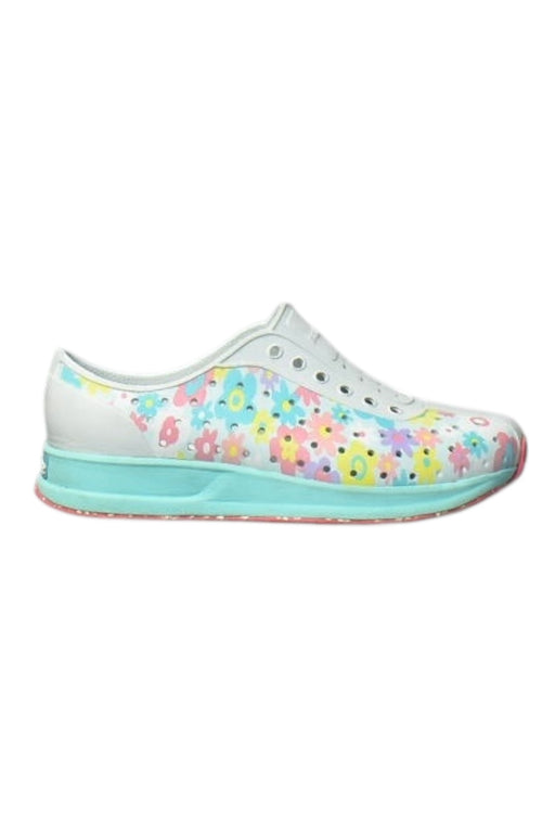 A Multicolour Sneakers from Native Shoes in size 7Y for girl. (Front View)