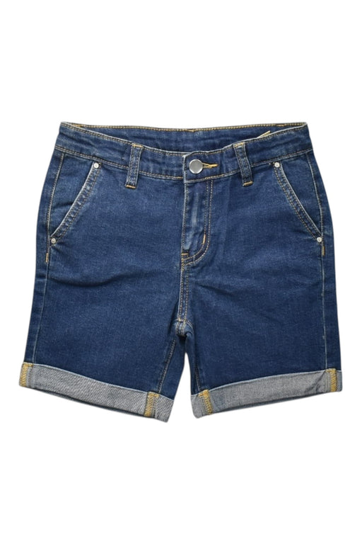 A Blue Shorts from Little Horn in size 8Y for girl. (Front View)