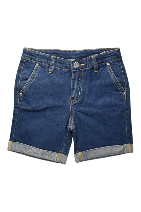 A Blue Shorts from Little Horn in size 8Y for girl. (Front View)
