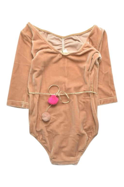 A Peach Leotards from Atsuyo et Akiko in size 2T for girl. (Front View)