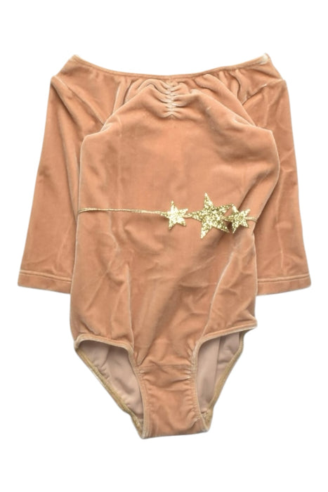 A Peach Leotards from Atsuyo et Akiko in size 2T for girl. (Back View)