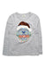 A Grey Long Sleeve T Shirts from Kenzo in size 8Y for boy. (Front View)