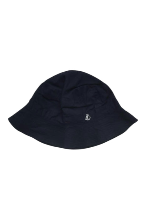 A Navy Sun Hats from Petit Bateau in size 10Y for girl. (Front View)