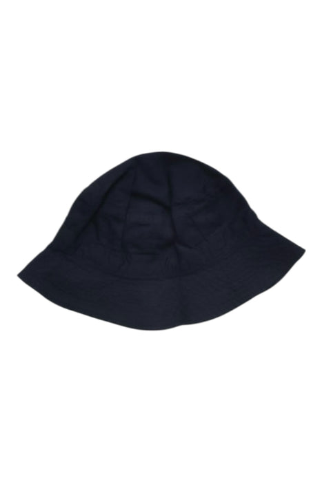 A Navy Sun Hats from Petit Bateau in size 10Y for girl. (Back View)