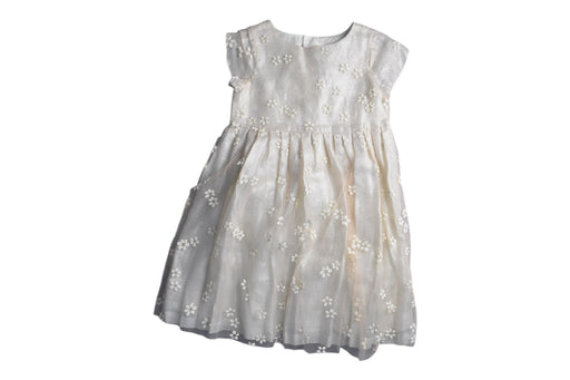 A Ivory Short Sleeve Dresses from Bonpoint in size 6T for girl. (Front View)
