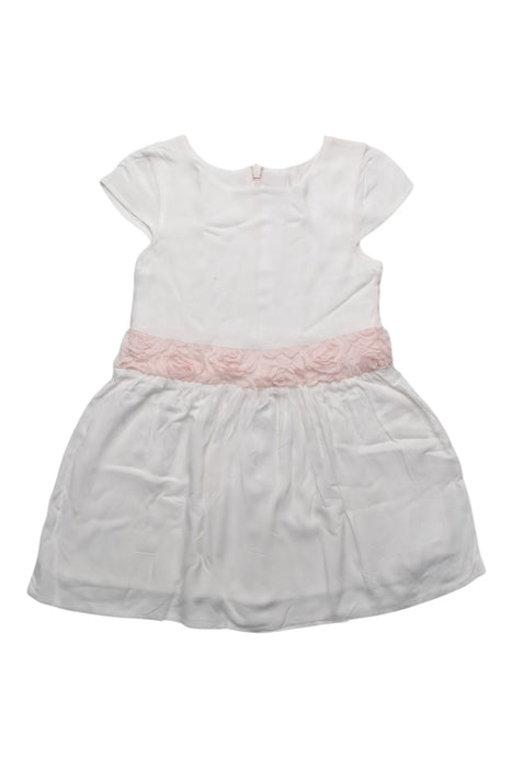 A White Short Sleeve Dresses from Peter Morrissey Kids in size 3T for girl. (Front View)