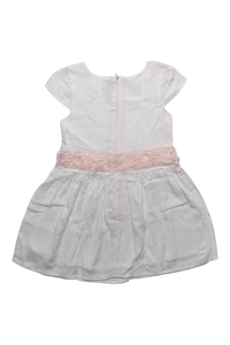 A White Short Sleeve Dresses from Peter Morrissey Kids in size 3T for girl. (Back View)