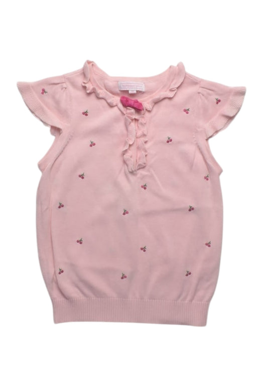 A Pink Sleeveless Tops from Nicholas & Bears in size 4T for girl. (Front View)