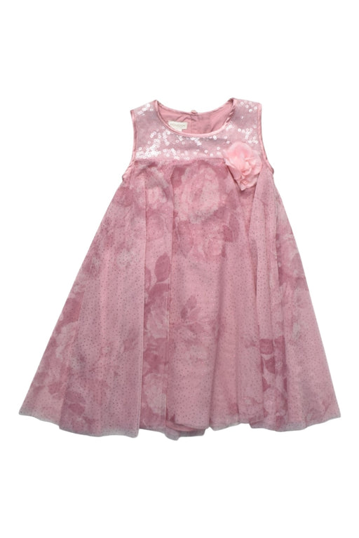 A Pink Sleeveless Dresses from Monsoon in size 18-24M for girl. (Front View)