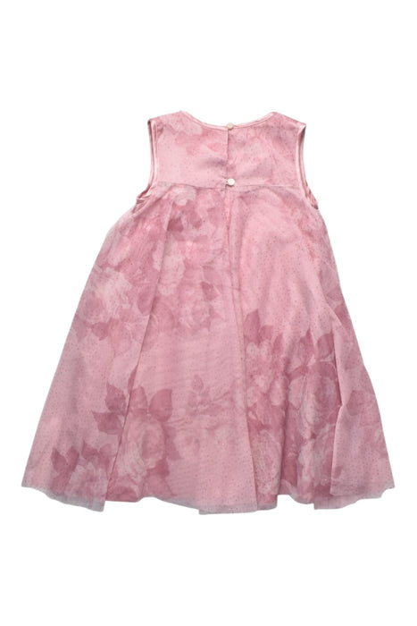 A Pink Sleeveless Dresses from Monsoon in size 18-24M for girl. (Back View)