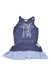 A Blue Sleeveless Dresses from Ragmart in size 4T for girl. (Front View)