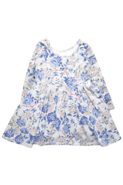 A Multicolour Long Sleeve Dresses from Rock Your Kid in size 3T for girl. (Front View)