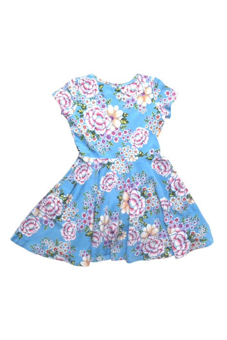 A Multicolour Short Sleeve Dresses from Rock Your Kid in size 6T for girl. (Back View)
