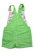 A Green Overall Shorts from Boden in size 4T for girl. (Back View)