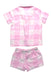 A Pink Pyjama Sets from Peter Alexander in size 3T for girl. (Back View)