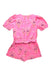 A Pink Short Sleeve Rompers from Country Road in size 4T for girl. (Back View)