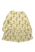 A Yellow Long Sleeve Dresses from Seed in size 3T for girl. (Back View)