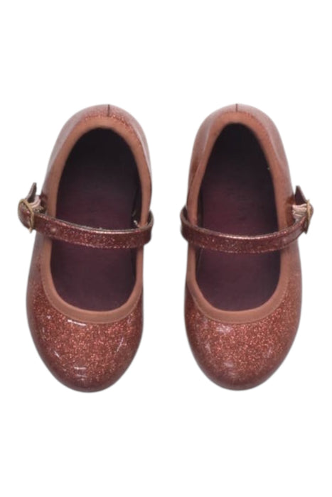 A Brown Flats from Jamie Kay in size 18-24M for girl. (Back View)