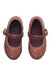 A Brown Flats from Jamie Kay in size 18-24M for girl. (Back View)