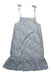 A Blue Sleeveless Dresses from Chateau de Sable in size 10Y for girl. (Front View)