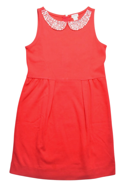 A Red Sleeveless Dresses from Crewcuts in size 10Y for girl. (Front View)