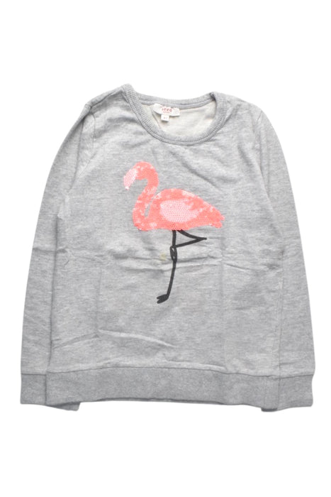 A Pink Crewneck Sweatshirts from Seed in size 6T for girl. (Front View)