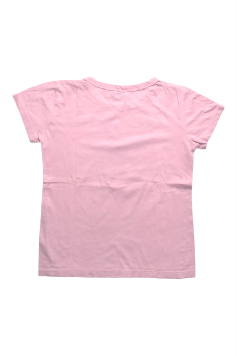 A Pink Short Sleeve T Shirts from Crewcuts in size 6T for girl. (Back View)