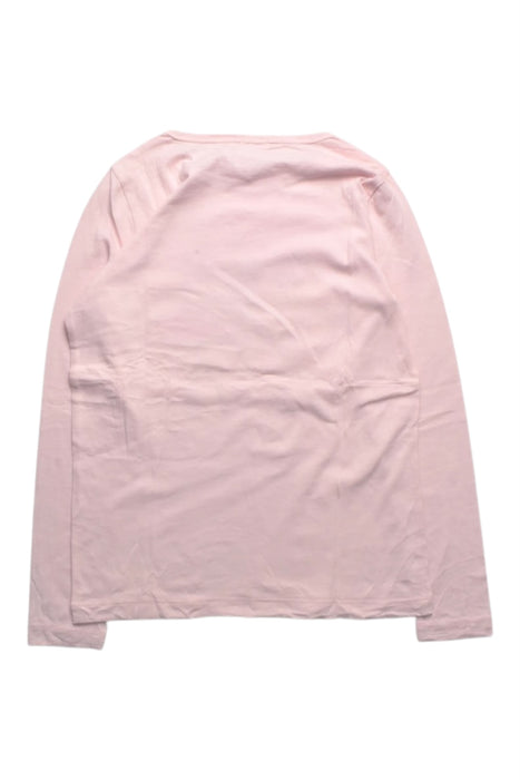 A Pink Long Sleeve Tops from Crewcuts in size 8Y for girl. (Back View)