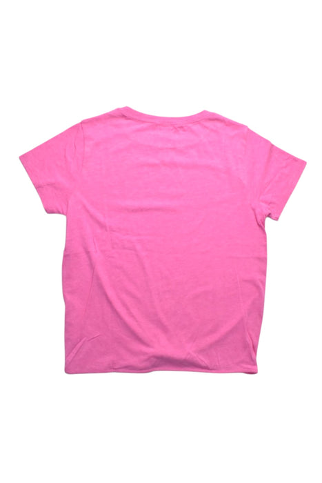 A Pink Short Sleeve T Shirts from Crewcuts in size 12Y for girl. (Back View)